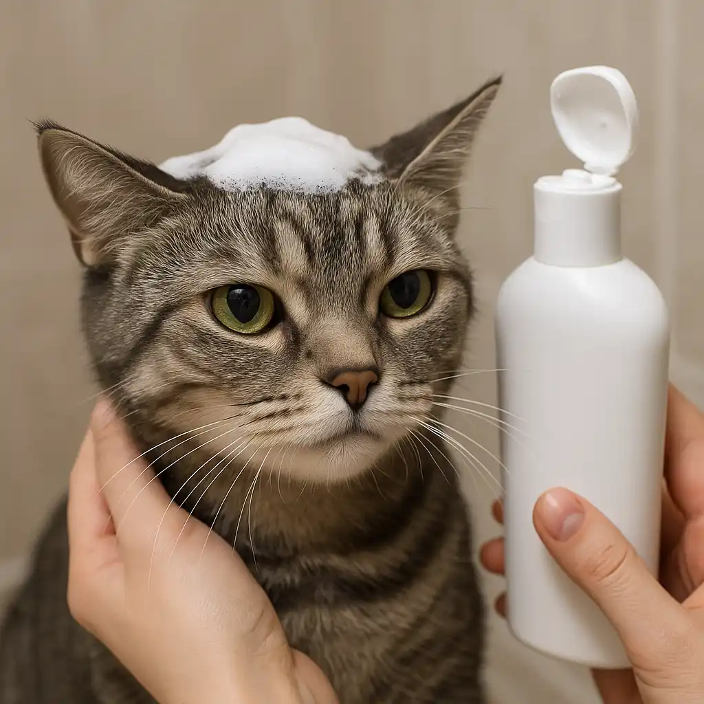 Use Human Shampoo on Cat