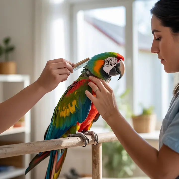 How to Groom Your Bird at Home