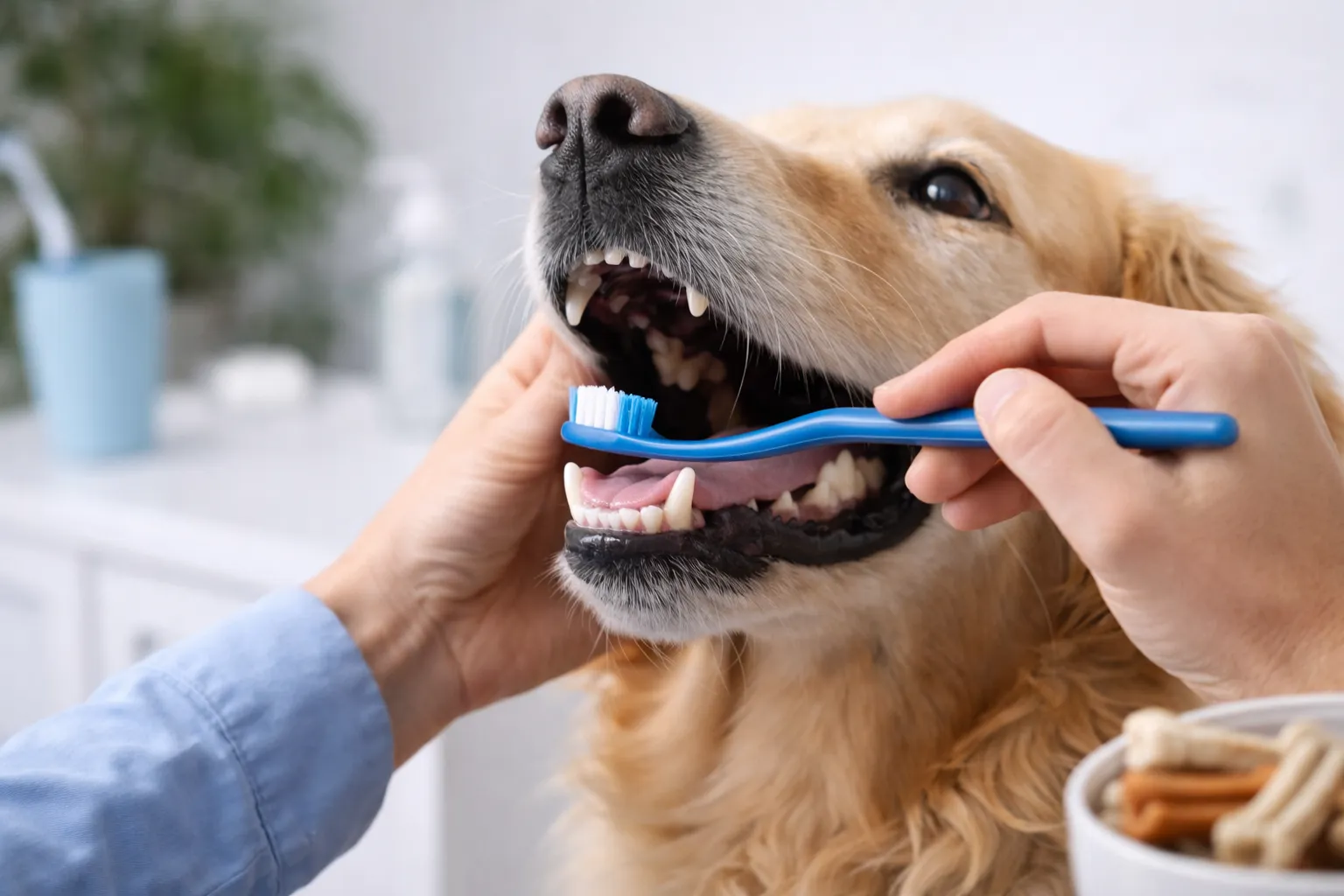 how to clean dogs teeth